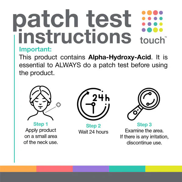 Touch KP Exfoliating Lotion with Glycolic Acid, Salicylic Acid