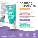 Touch KP Exfoliating Lotion with Glycolic Acid, Salicylic Acid