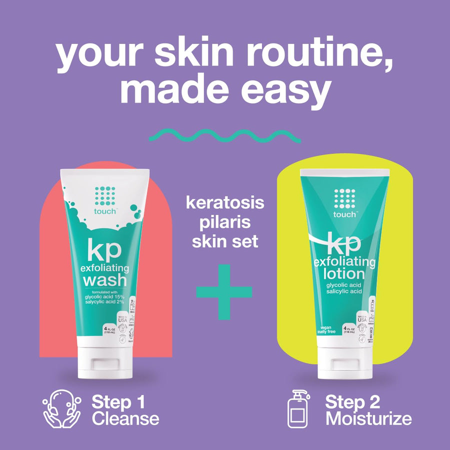 Touch KP Exfoliating Lotion with Glycolic Acid, Salicylic Acid