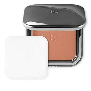 Kiko Milano compact powder in a black case on a white background