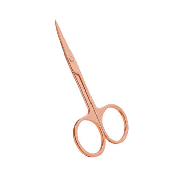 The London Brow Precision Brow Scissors Rose Gold