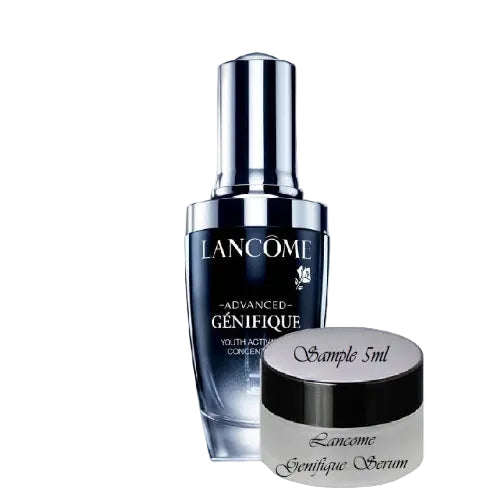 Lancôme Advanced Génifique skincare serum 5ml sample on a white background