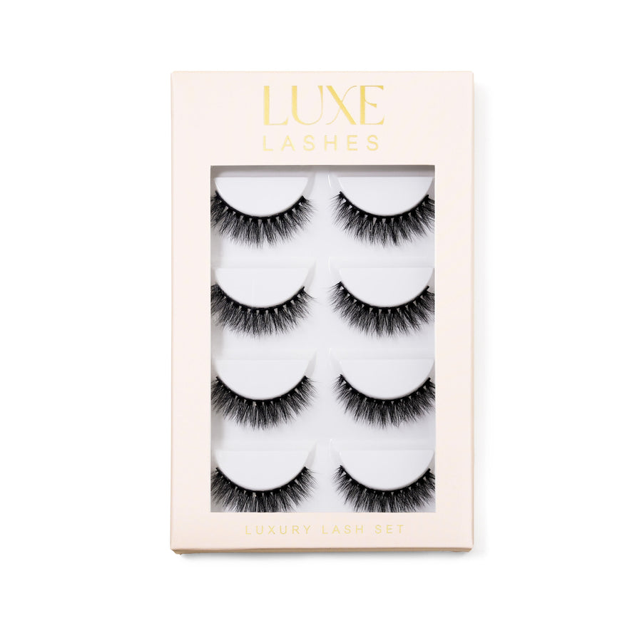 LUXE LASHES It Girl 3D faux mink lash set