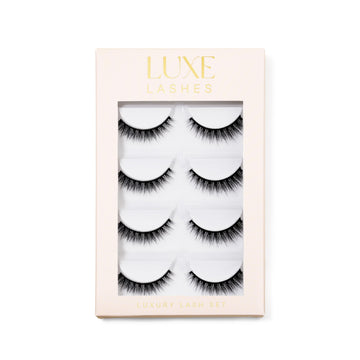 LUXE LASHES Everyday Chic lash set with five pairs
