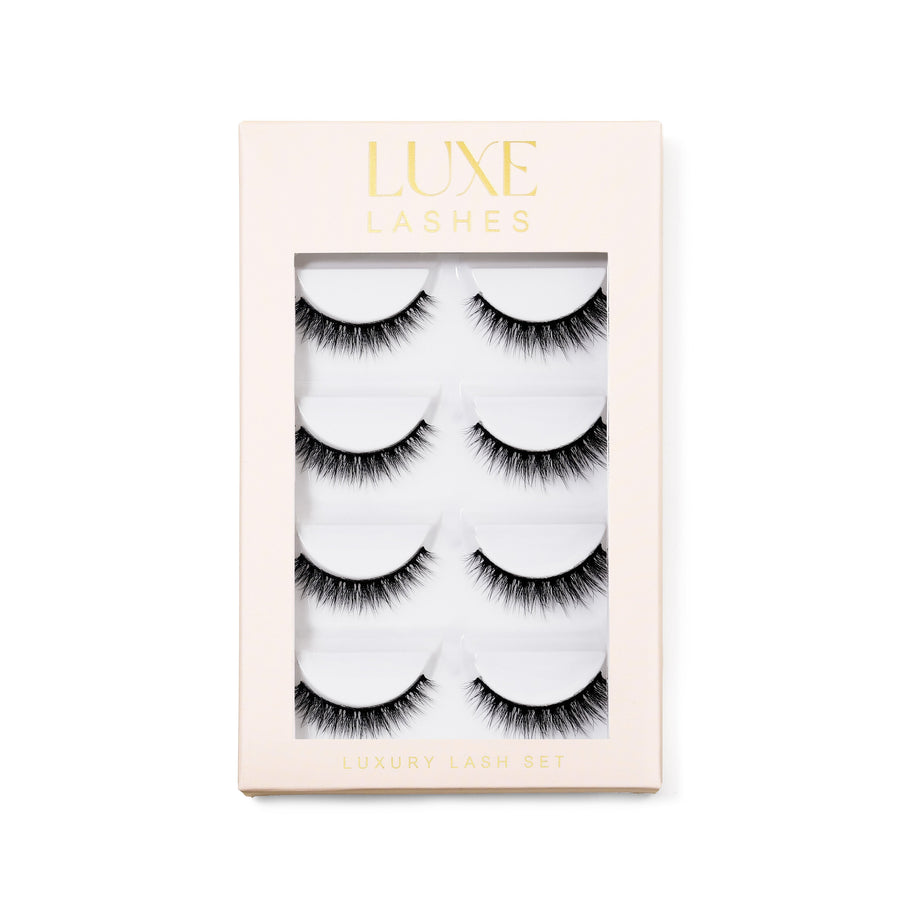 LUXE LASHES Everyday Chic lash set with five pairs