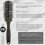 Head Jog Light Brush features and size guide