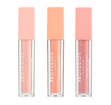 Profusion Nudes lip gloss trio product packaging