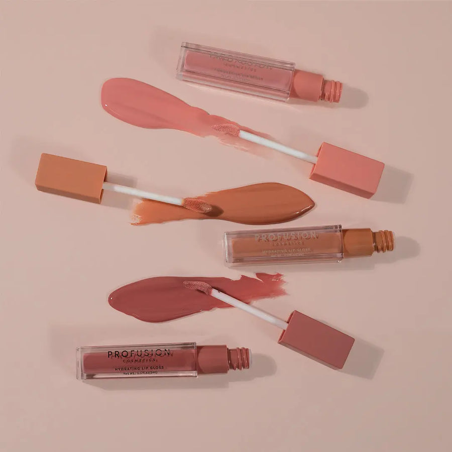 Profusion Nudes lip gloss trio product photograph