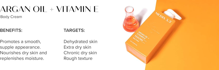 Medix 5.5 Argan Oil & Vitamin E Body Cream