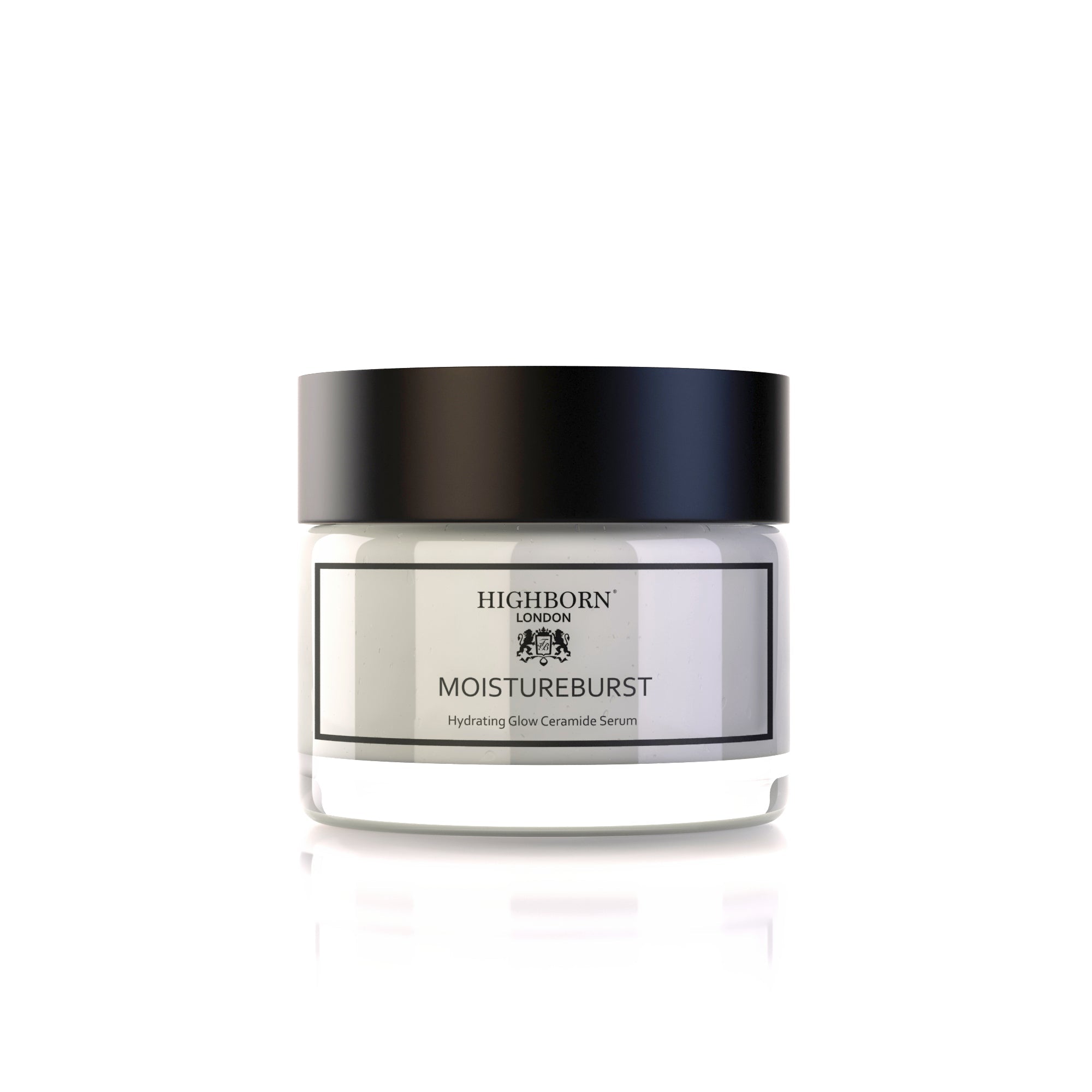 Highborn MOISTUREBURST ceramide serum jar on