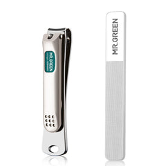 MR.GREEN Curved Blade Nail Clippers – Medium with Glass File