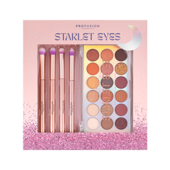 Profusion Cosmetics Starlet Eyes Palette & Brush Set