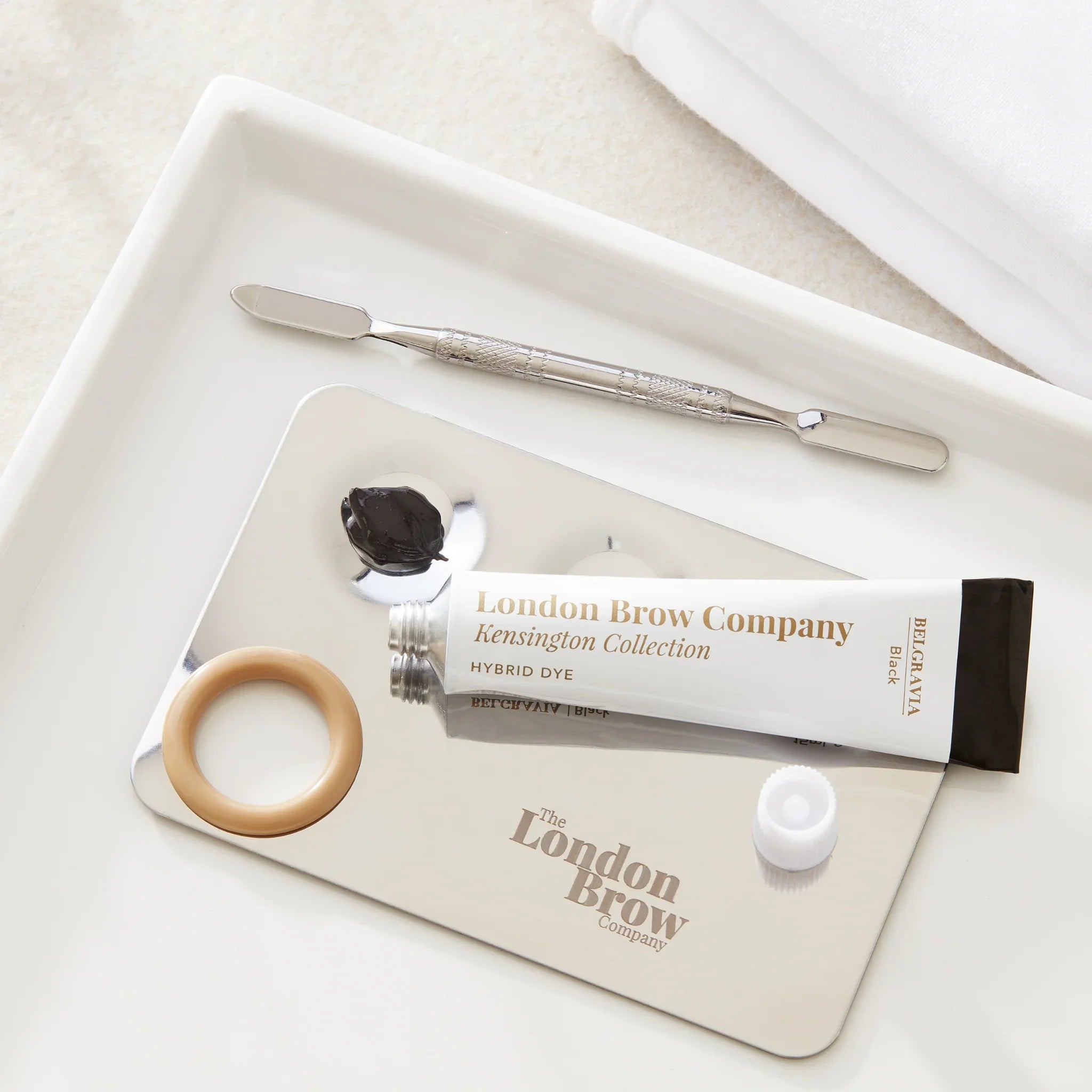 London Brow MUA Mixing Palette – Stainless Steel Tint & Lamination