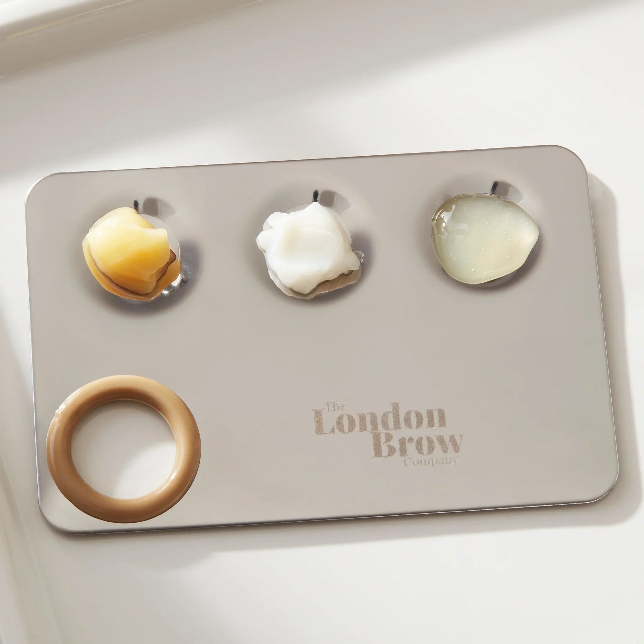 London Brow MUA Mixing Palette – Stainless Steel Tint & Lamination