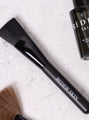 Mask application brush with synthetic bristles skincare tool
