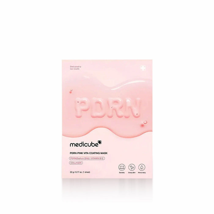Medicube PDRN Pink Vita Coating Mask 22g Korean sheet mask