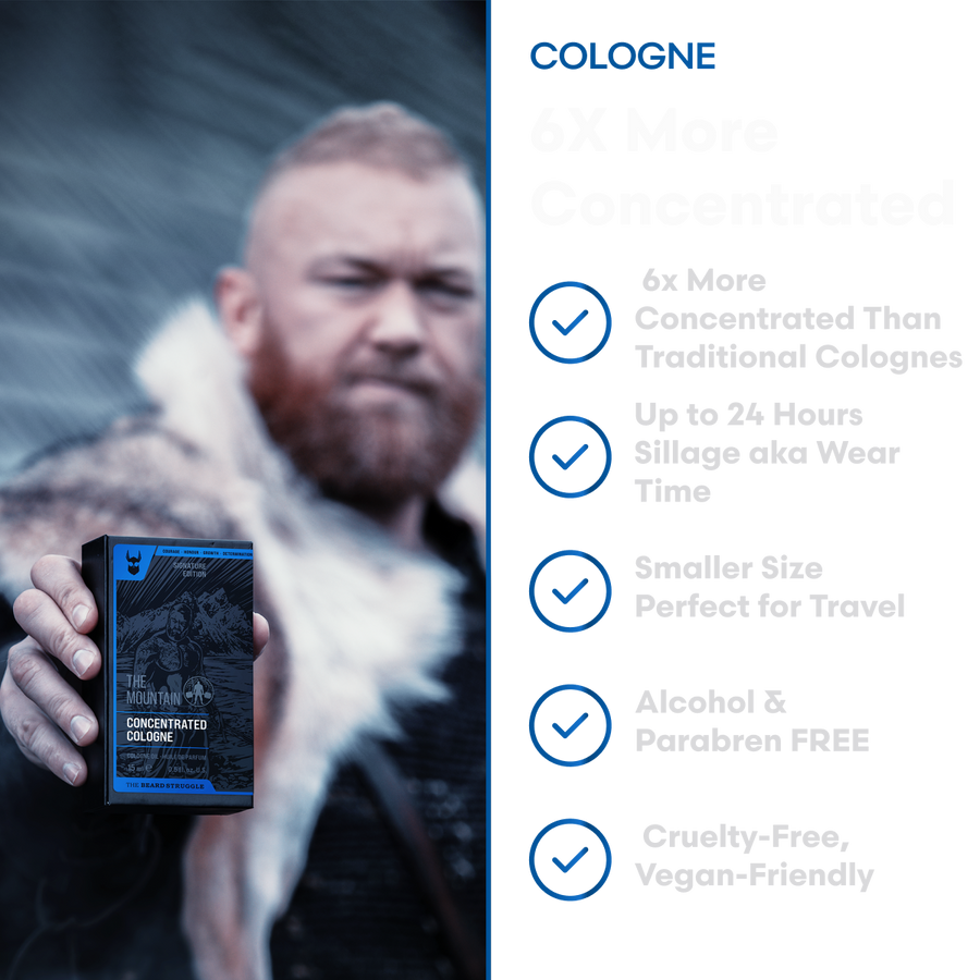 The Beard Struggle Hafthor Bjornsson Cologne