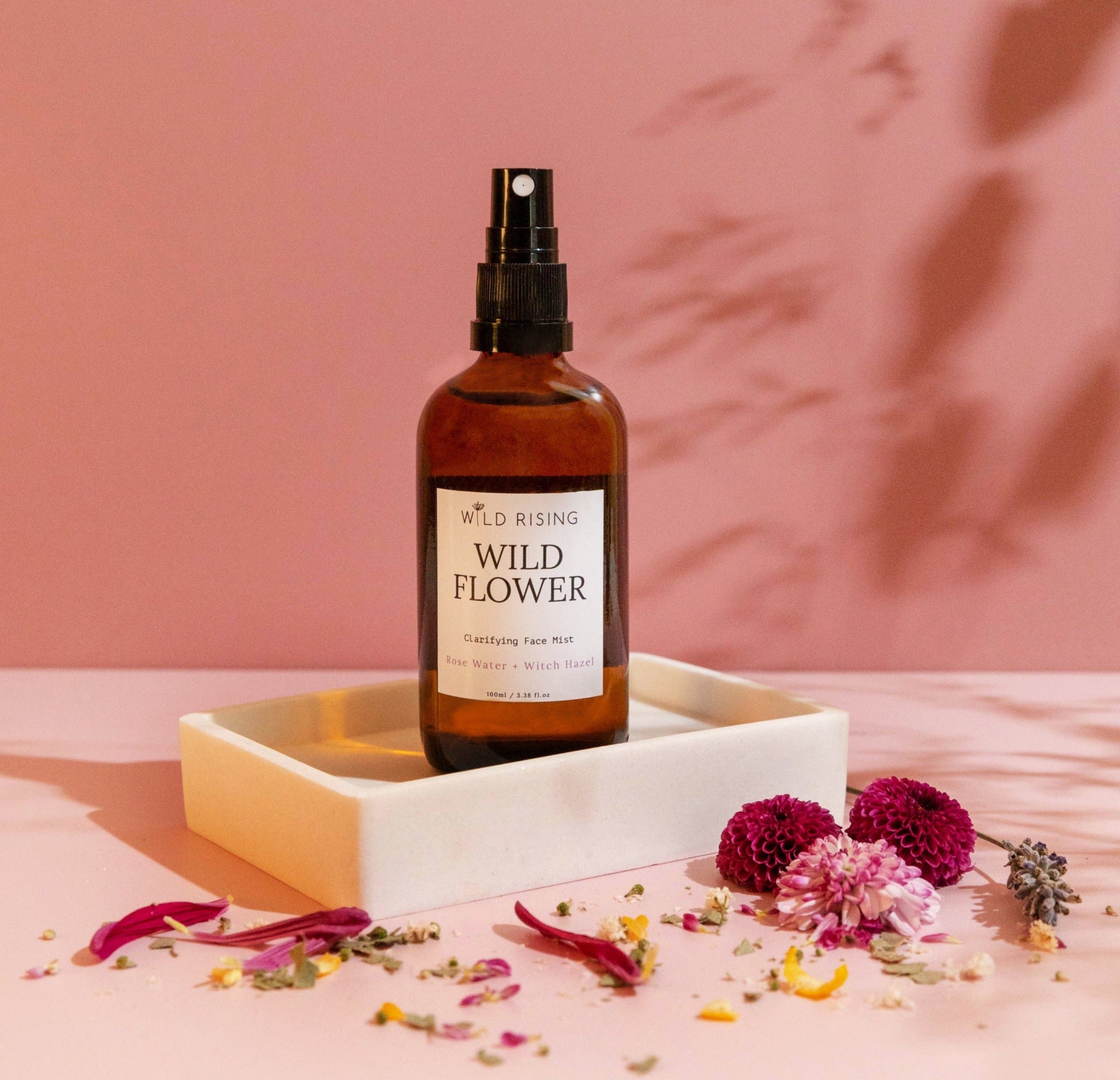 Wild Rising Wild Flower Organic Rose Water Facial Toner