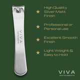 VIVA Instruments Large Nail Cutter - Polished Finish
