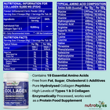 Premium Marine Collagen Powder Supplement 10,000 mg