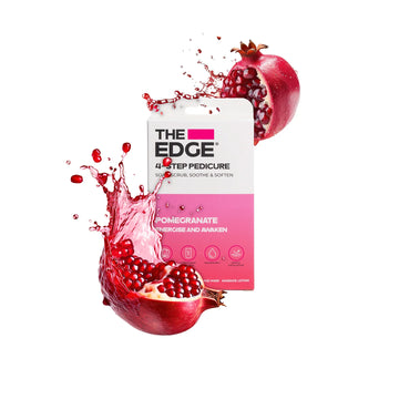 The Edge Nails Pomegranate 4 Step Pedicure Kit
