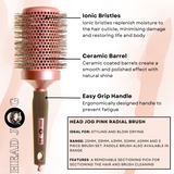 Head Jog Ionic Pink brush features