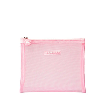 Pink Mesh Wash Bag