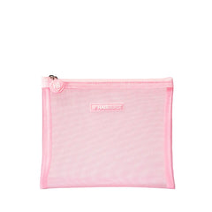 Pink Mesh Wash Bag