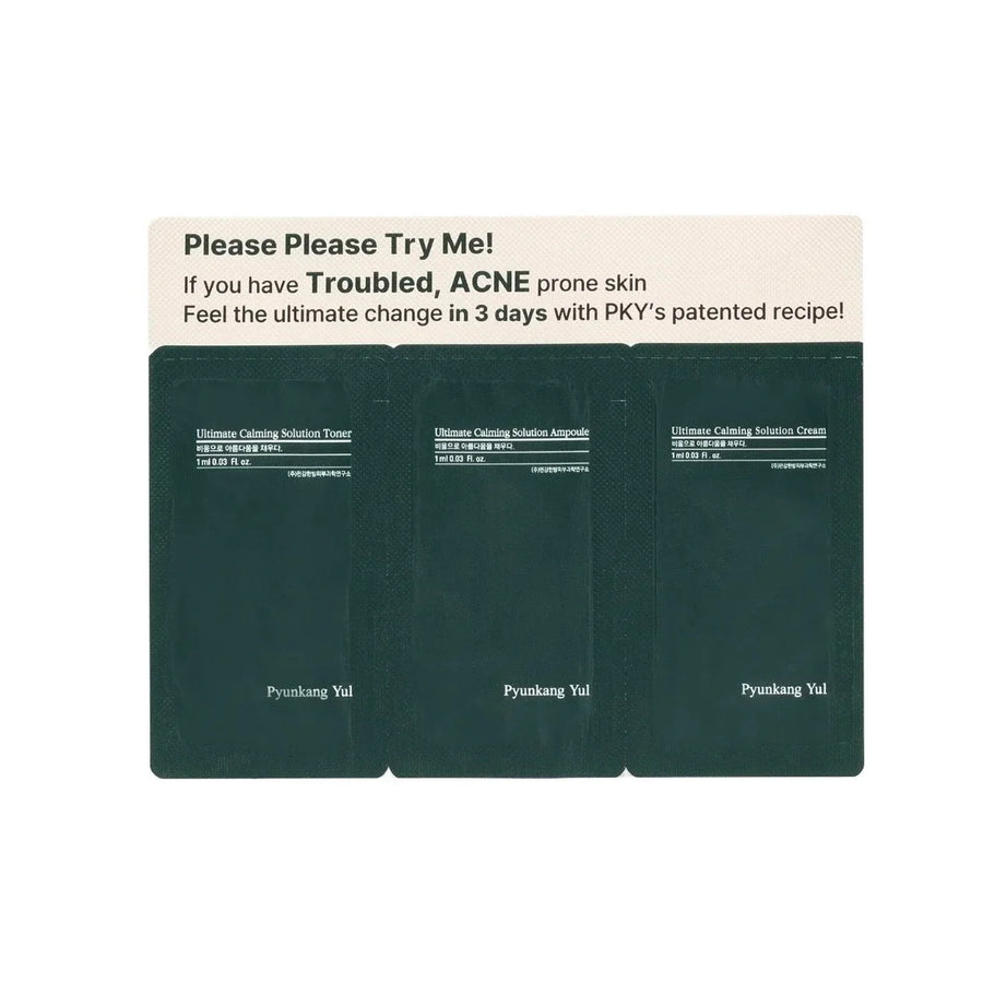 Pyunkang Yul Ultimate Acne Calming Mini Sachet Set