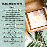 The Natural Spa nine-piece conditioner bar sampler set – product image 5