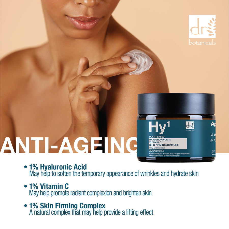 Dr Botanicals Hyaluronic Acid & Vitamin C Day Moisturiser 60ml