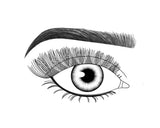 Lash FX Press & Go Rome lashes applied