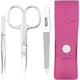 3-Piece Nail Scissors & Tweezer Travel Set – Rose