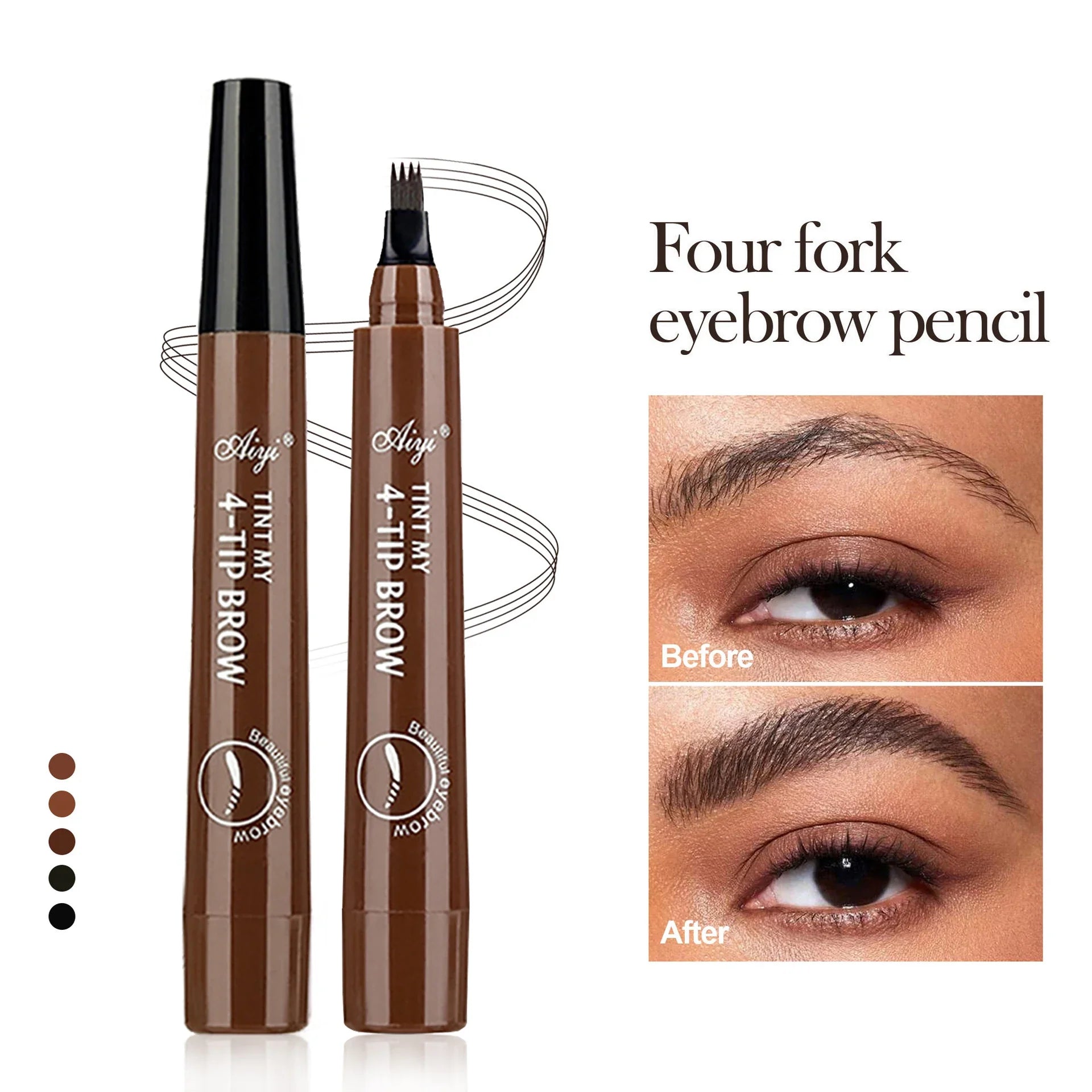 Four-Prong Eyebrow Pencil