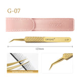 DIYDAY Anti-Slip Eyelash Extension Tweezers