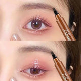 Four-prong eyebrow pencil multi-tip detail