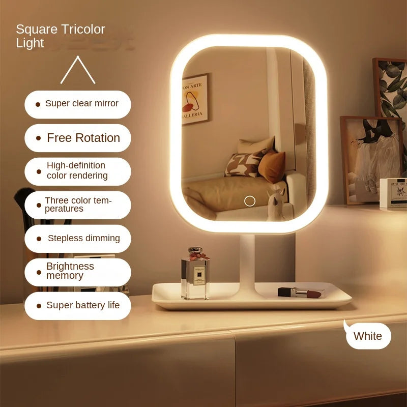 DArtano LED Makeup Mirror with 3 Light Modes