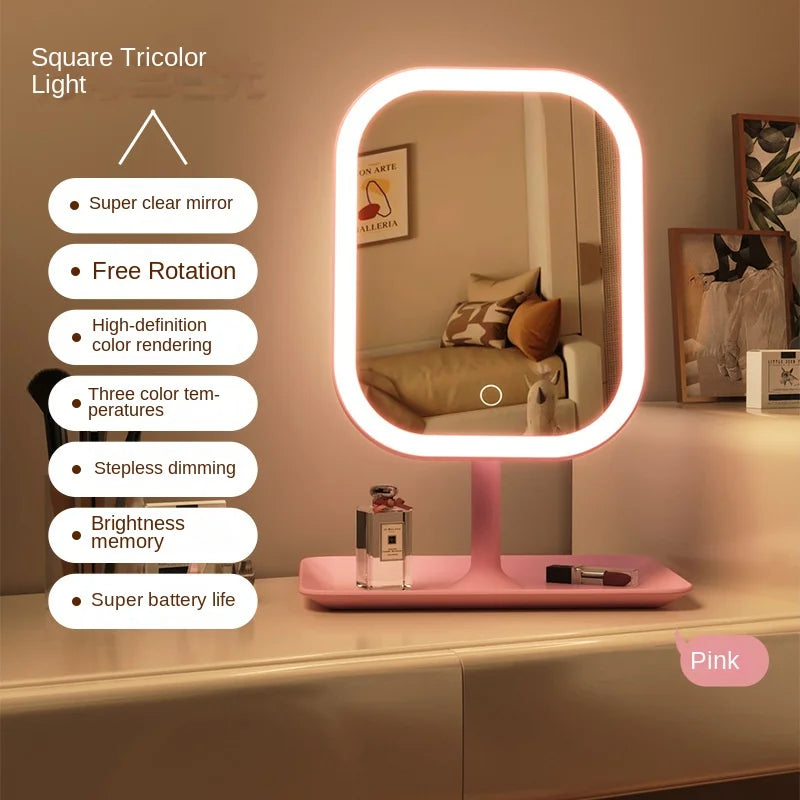 DArtano LED Makeup Mirror with 3 Light Modes
