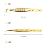 DIYDAY Anti-Slip Eyelash Extension Tweezers