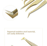 DIYDAY Anti-Slip Eyelash Extension Tweezers