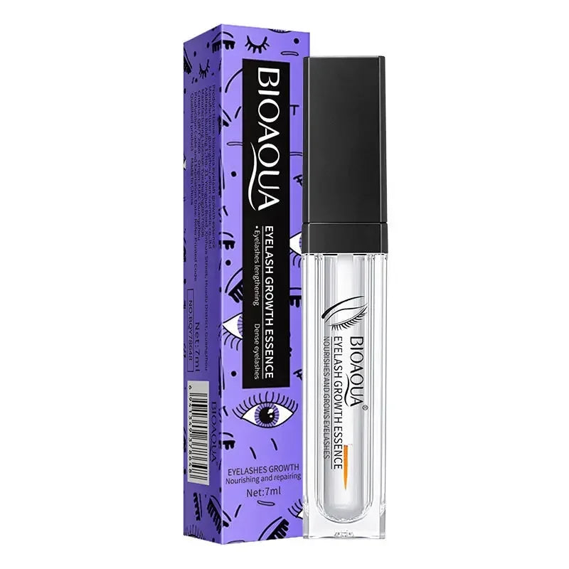 Fast Eyelash Growth Serum – 7 Day Lash & Brow Treatment in a clear tube with purple packaging for eyelash growth.