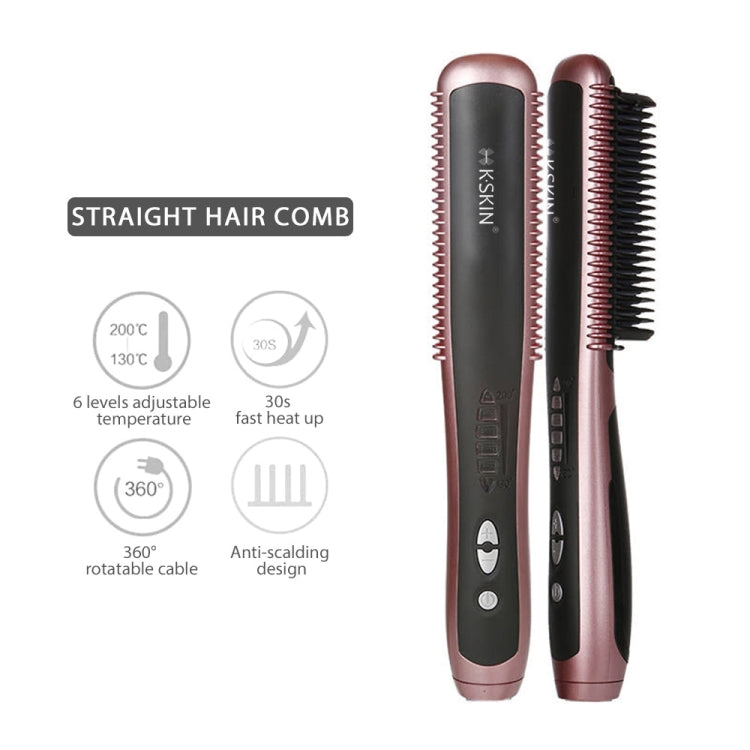 Electric Hair Straightening Comb PTC Ceramic Heated Styling Tool