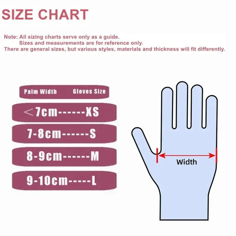 Pink Nitrile Gloves - Powder Free (20/50/100 Pack)