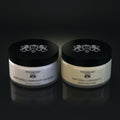 Highborn London skincare duo jars on a dark background