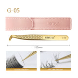 DIYDAY Anti-Slip Eyelash Extension Tweezers