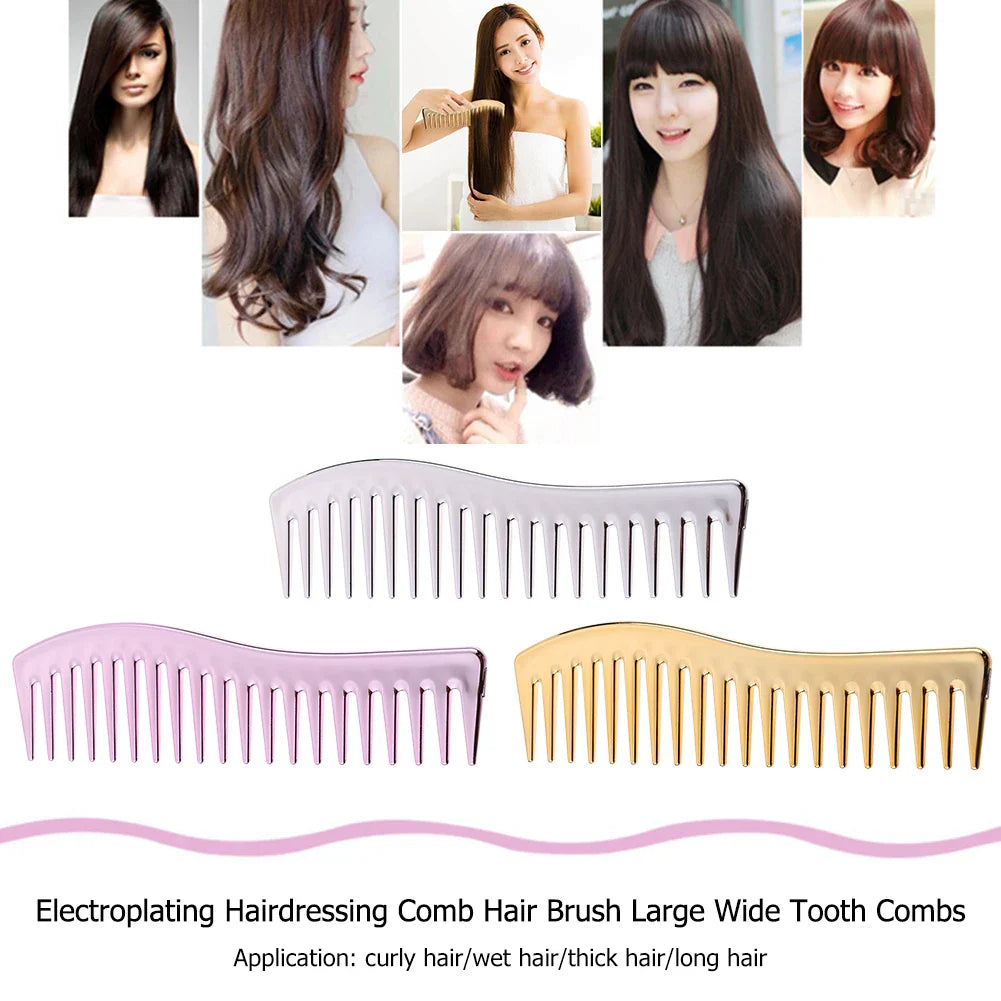Professional Wide Tooth Cutting Comb - Salon Quality