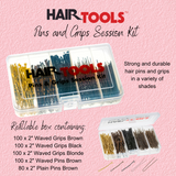 Hair Tools Pins & Grips Session Kit contents