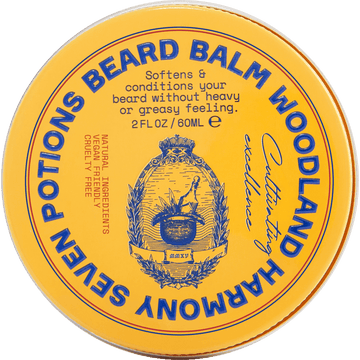 Seven Potions beard balm for conditioning and light styling
