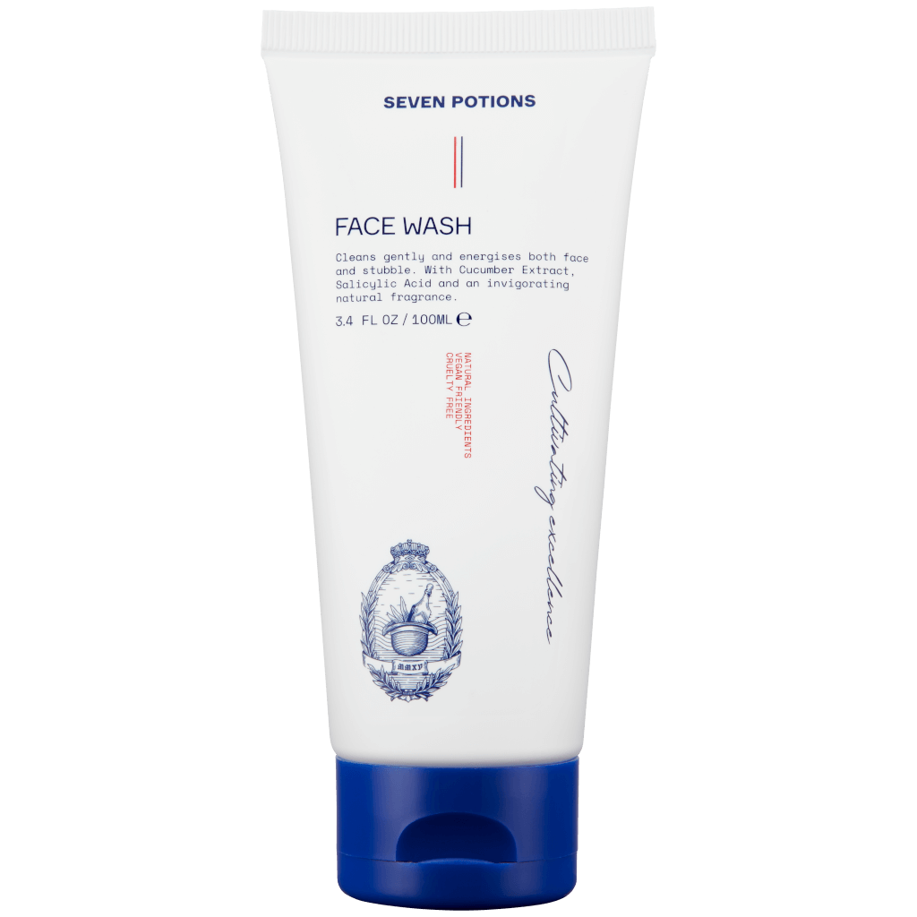 Seven Potions Face Wash gentle daily cleanser for men