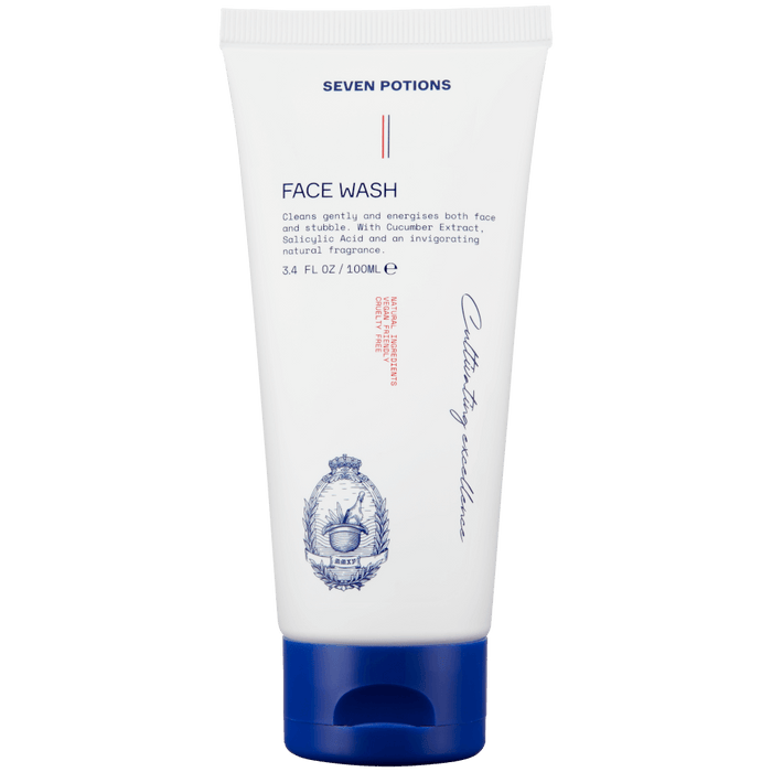 Seven Potions Face Wash gentle daily cleanser for men